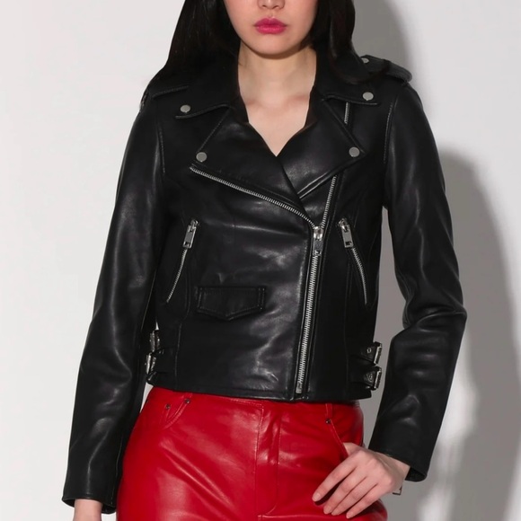 NWT - Walter Baker - Liz Leather Jacket - L - Picture 9 of 16